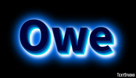 Owe Text effect