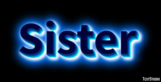Sister テキスト効果