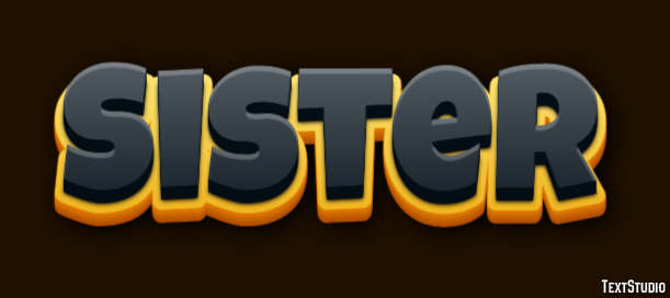 Sister Text Effect
