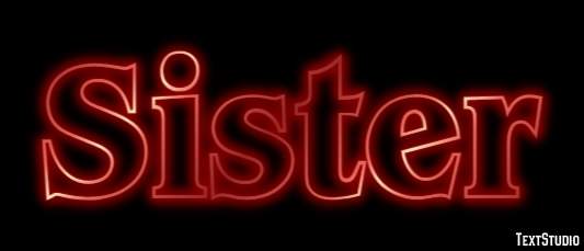 Sister Text Effect
