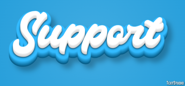 Support Text Effect