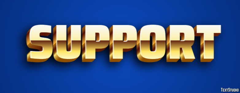 Support Text Effect