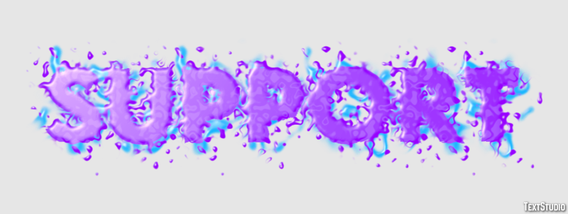 Support Text Effect