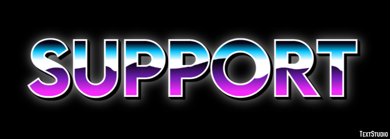 Support Text Effect