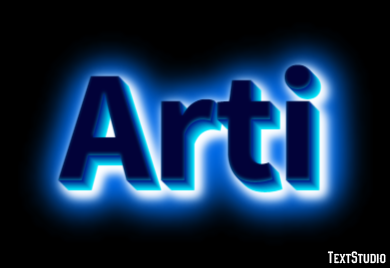Arti Text effect