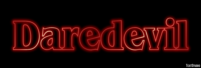Daredevil テキスト効果