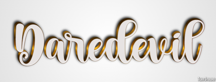 Daredevil Effet de texte