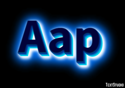 Aap Efecto de texto