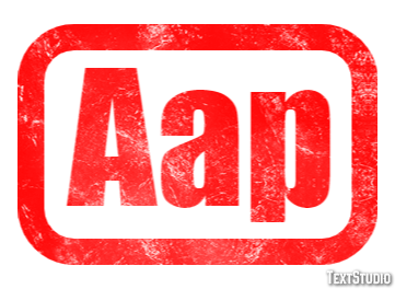 Aap Tekst Effect