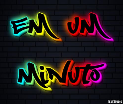 Em um minuto Effetto testo