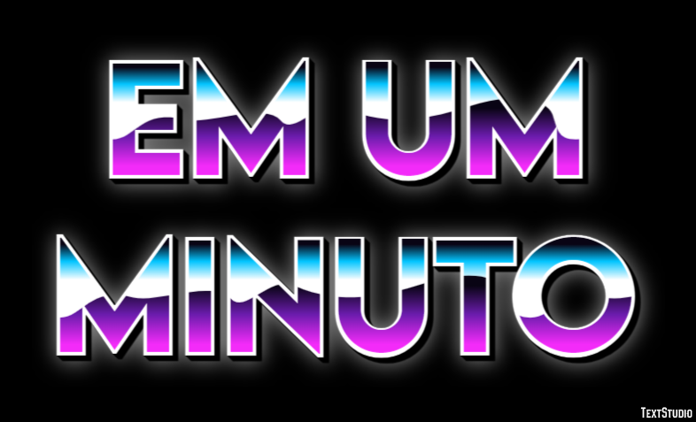 Em um minuto Effetto testo