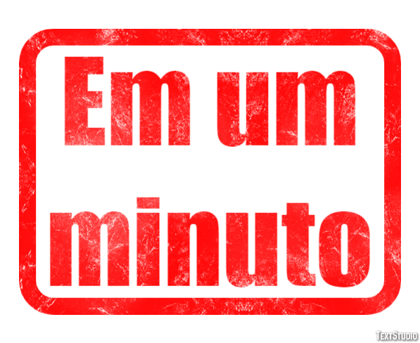 Em um minuto Effetto testo