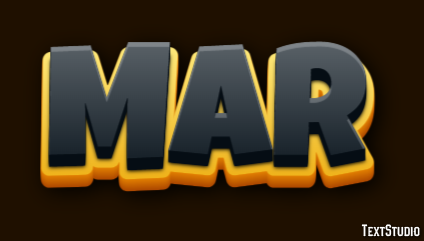 Mar Text effect