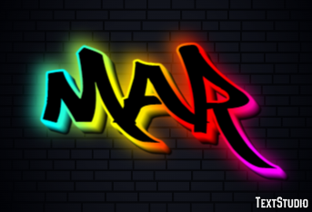 Mar Text effect