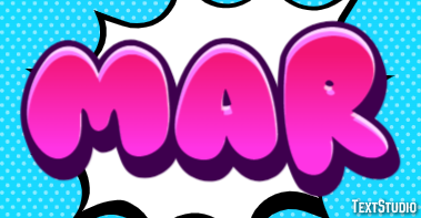 Mar Text effect