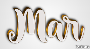 Mar Text effect