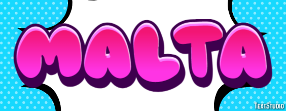 Malta Efecto de texto
