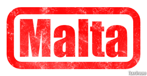 Malta Efecto de Texto
