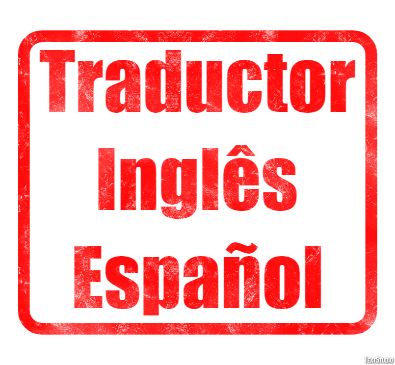 Traductor Inglês Español Efecto de Texto