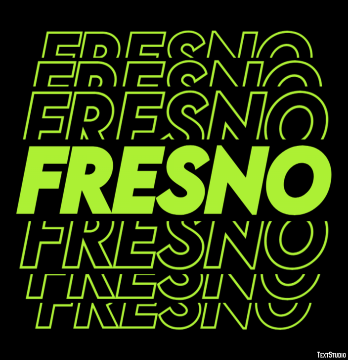 Fresno Efekt tekstowy