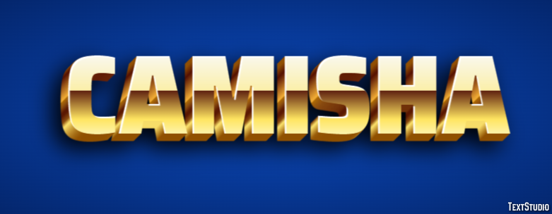 Camisha Text effect