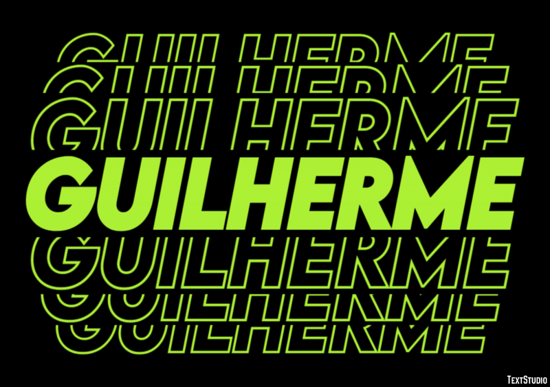 Guilherme Efeito de texto