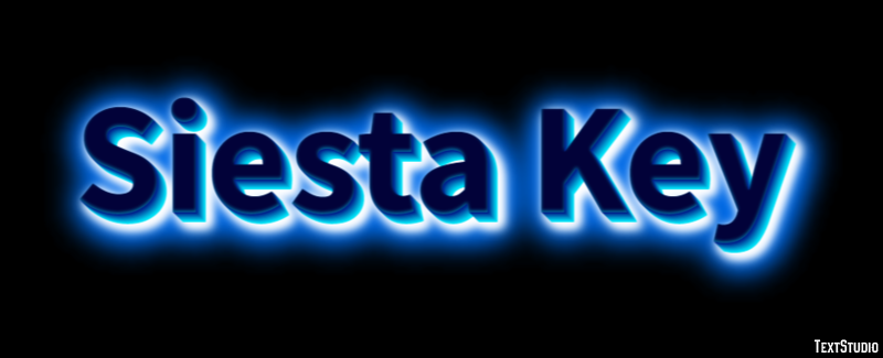 Siesta Key Efekt tekstowy
