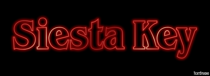 Siesta Key Tekst Effect