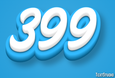 399 Text Effect