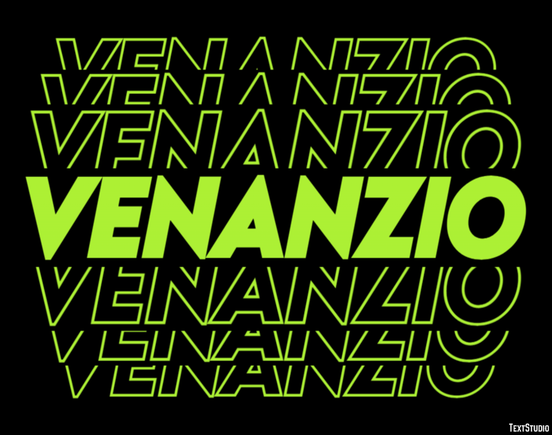 Venanzio Effetto testo