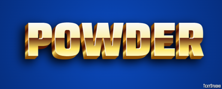 Powder Text Effect