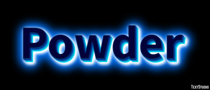 Powder Text Effect