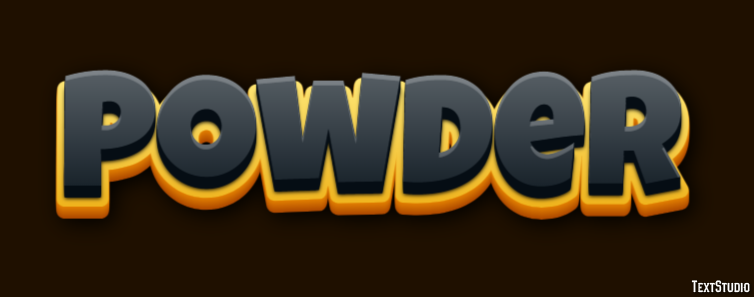 Powder Text Effect