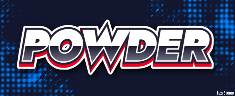 Powder Text Effect