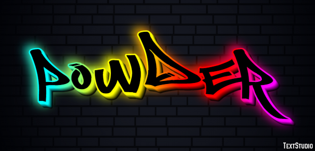 Powder Text Effect