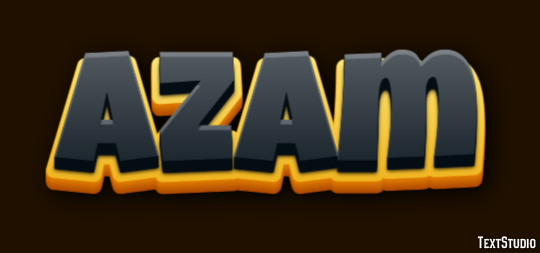 Azam Effetto testo