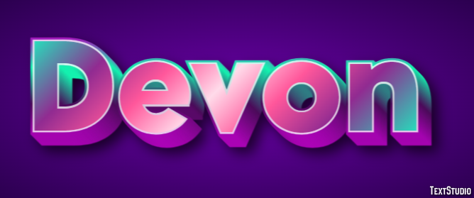 Devon Text Effect