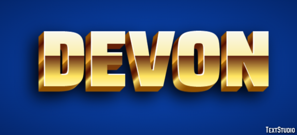 Devon Text Effect