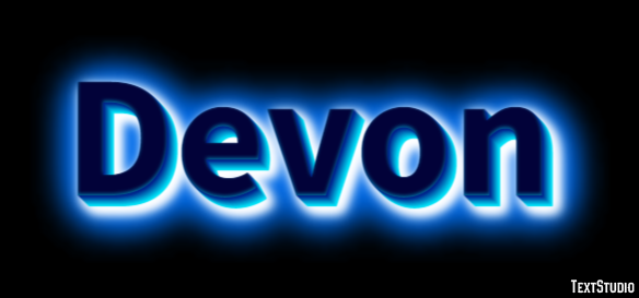 Devon Efekt tekstowy
