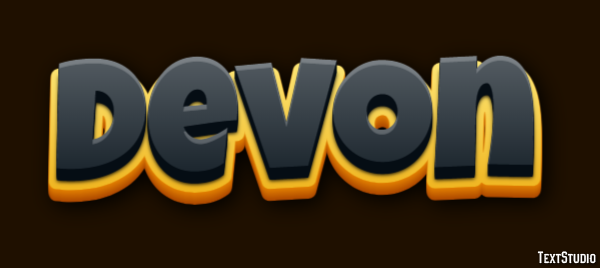 Devon Text Effect