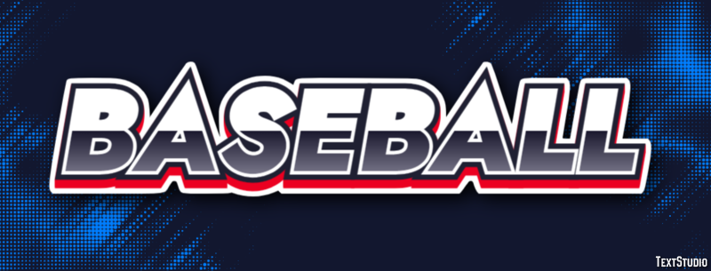 Baseball Text effect