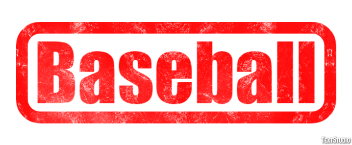 Baseball Text effect