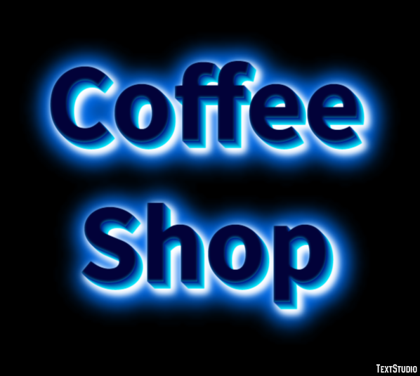 Coffee Shop Metin Efekti
