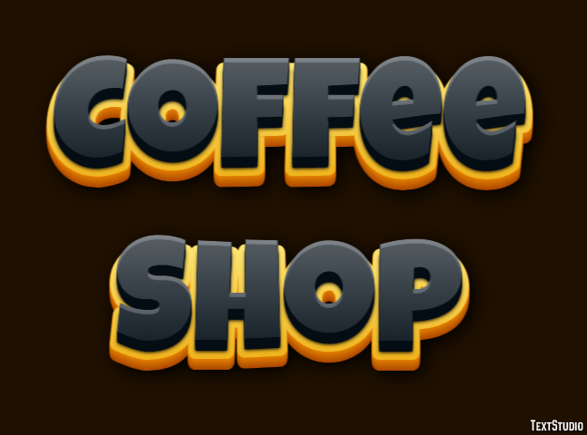 Coffee Shop Metin Efekti