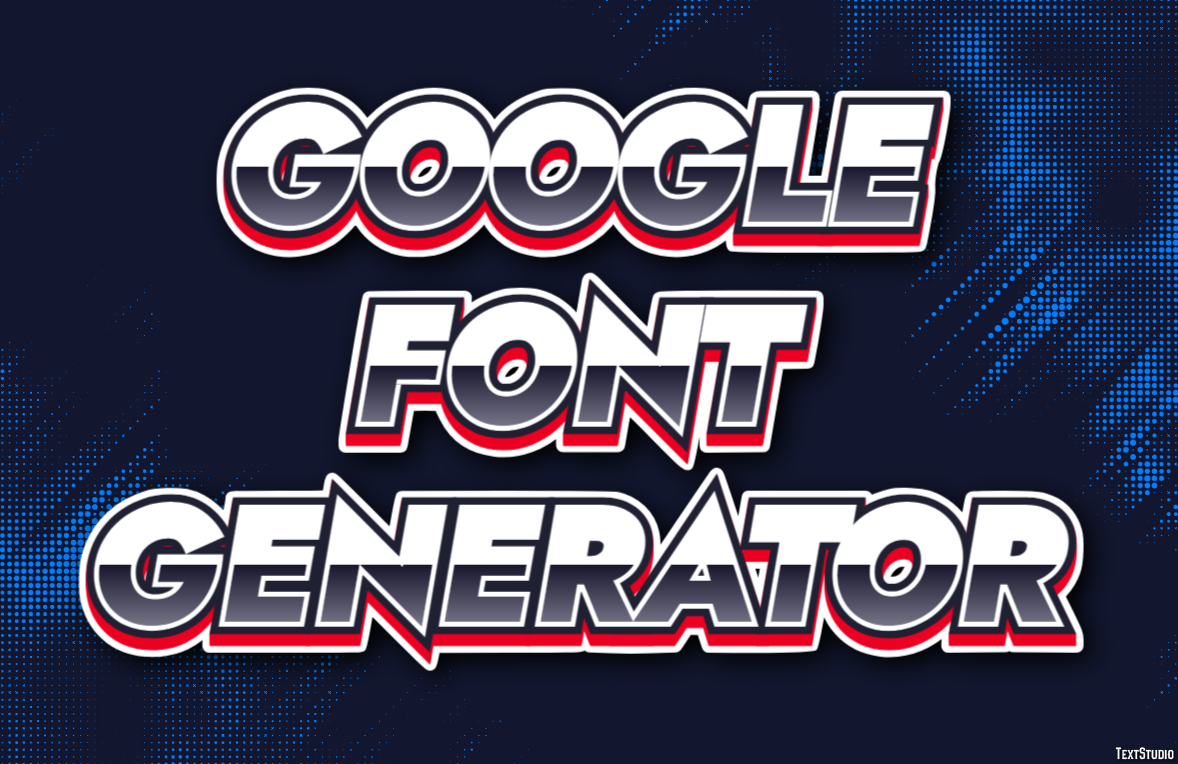 Google Font Generator Text Effect