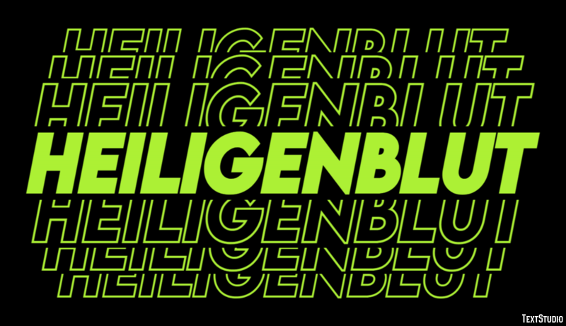 Heiligenblut Effetto testo