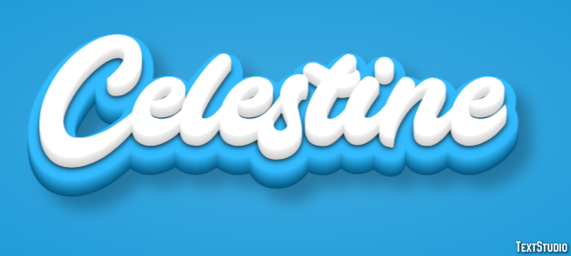 Celestine Text Effect