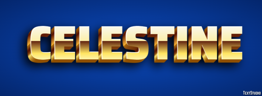 Celestine Эффект текста