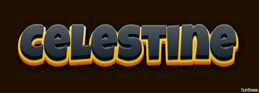 Celestine Эффект текста