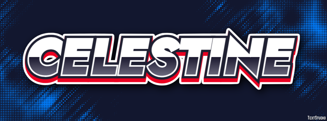 Celestine Эффект текста